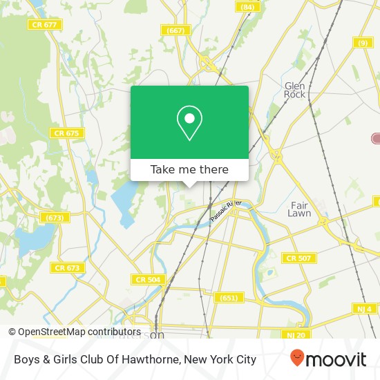 Boys & Girls Club Of Hawthorne map