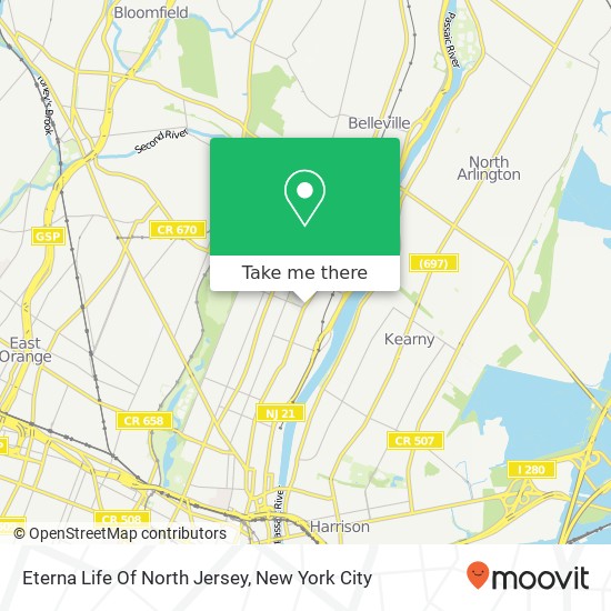 Eterna Life Of North Jersey map