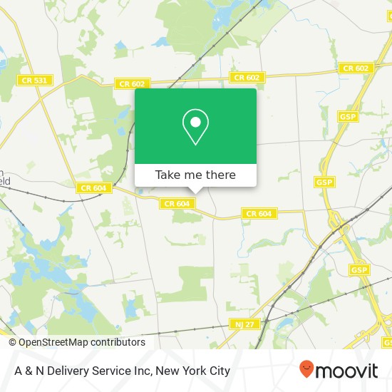 A & N Delivery Service Inc map