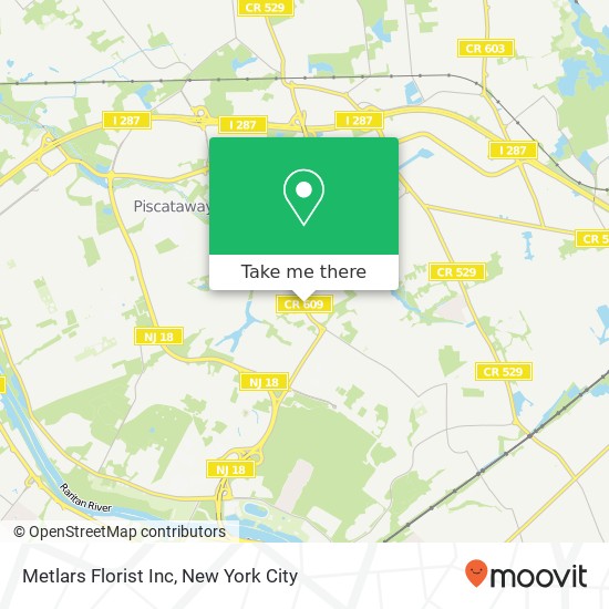 Metlars Florist Inc map