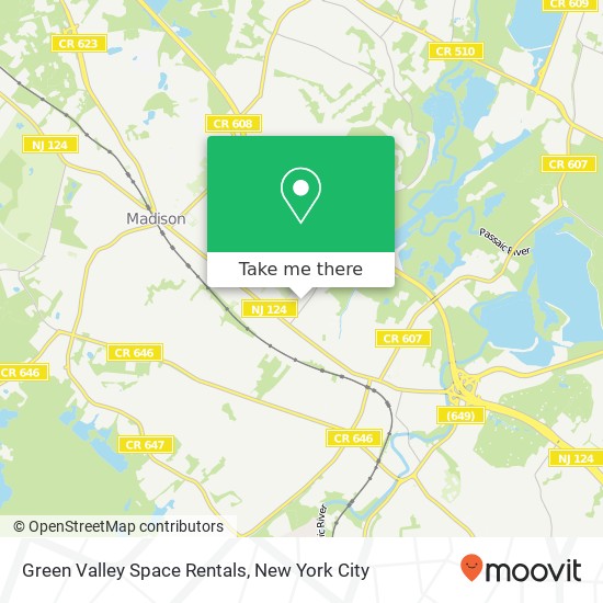 Green Valley Space Rentals map