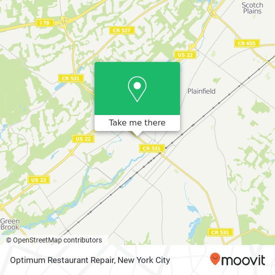 Optimum Restaurant Repair map