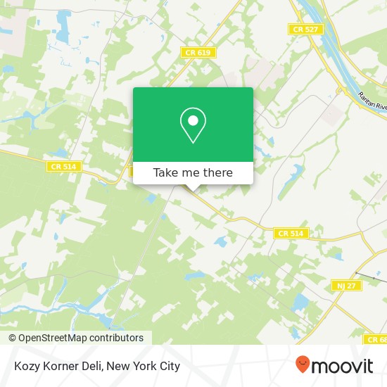 Kozy Korner Deli map