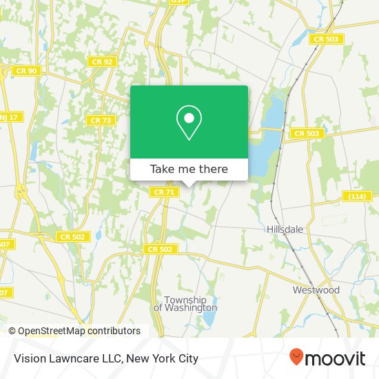 Vision Lawncare LLC map