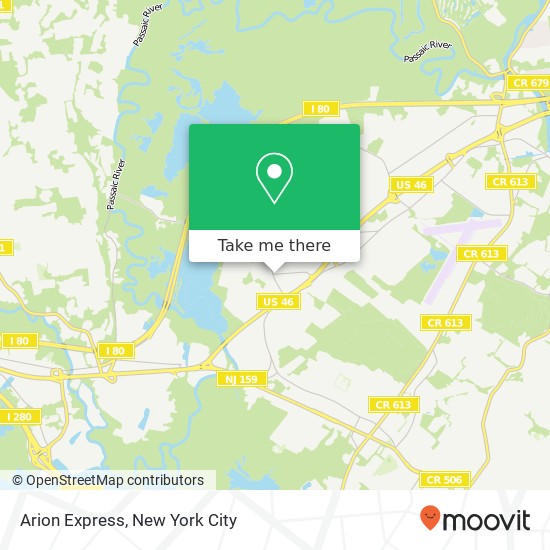Arion Express map