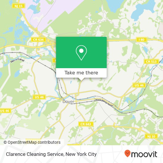 Mapa de Clarence Cleaning Service