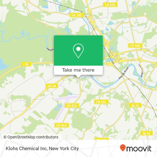 Klohs Chemical Inc map