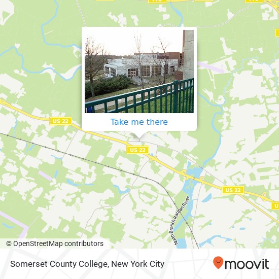 Somerset County College map