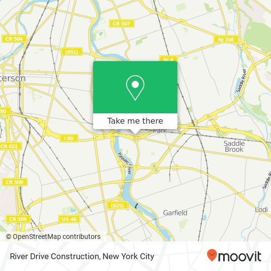 Mapa de River Drive Construction