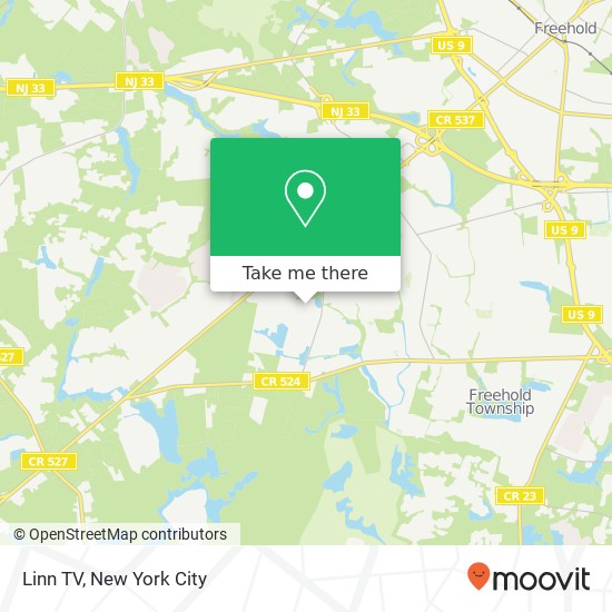 Mapa de Linn TV
