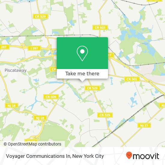 Voyager Communications In map