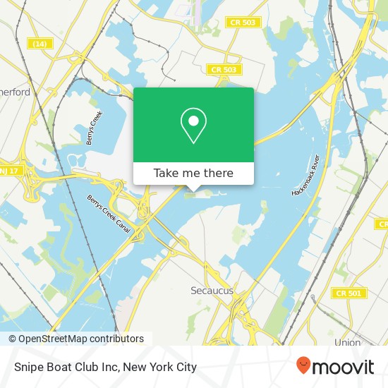Snipe Boat Club Inc map