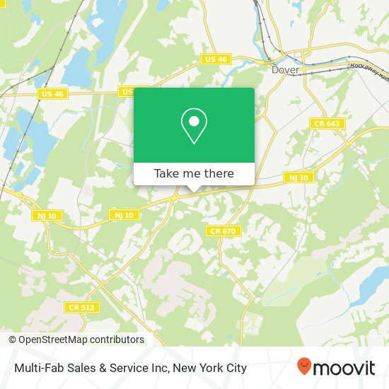 Multi-Fab Sales & Service Inc map