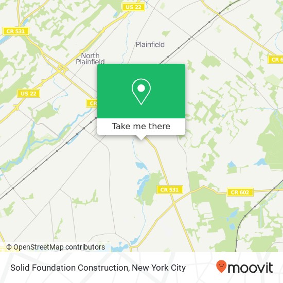 Mapa de Solid Foundation Construction