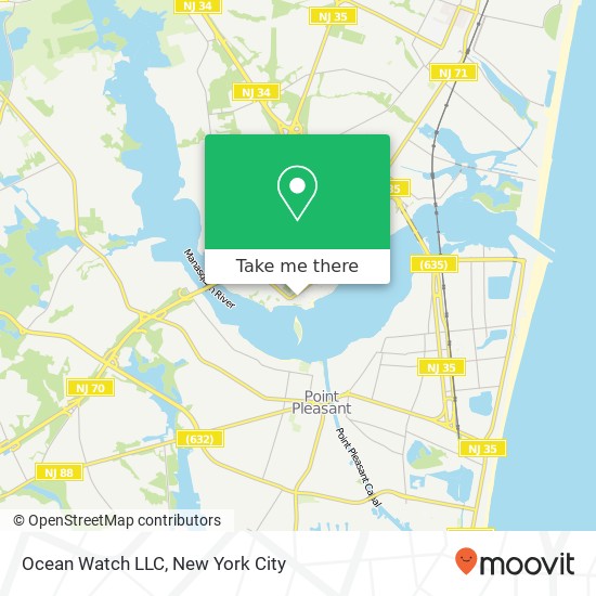 Mapa de Ocean Watch LLC