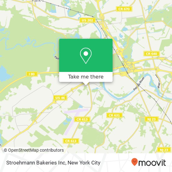 Mapa de Stroehmann Bakeries Inc