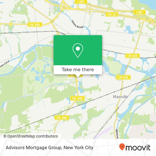 Advisors Mortgage Group map