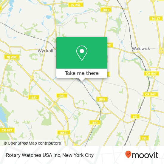 Rotary Watches USA Inc map