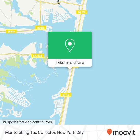Mapa de Mantoloking Tax Collector