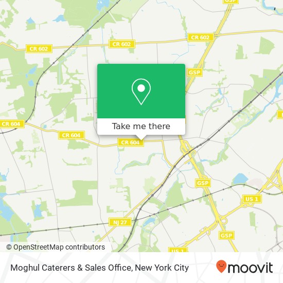 Mapa de Moghul Caterers & Sales Office