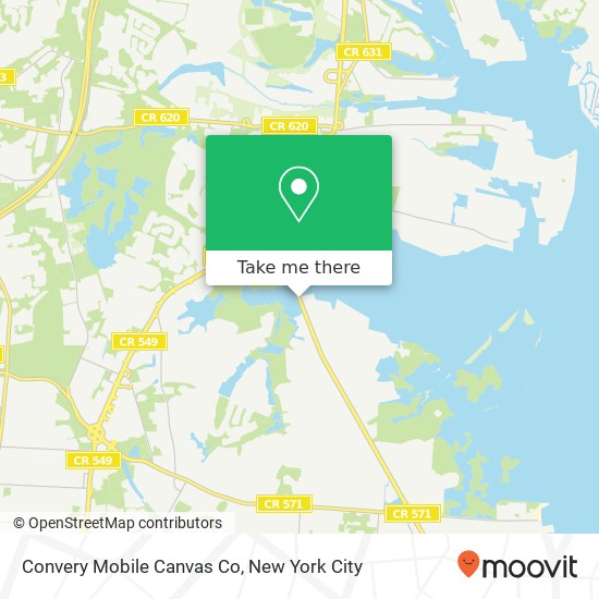 Convery Mobile Canvas Co map