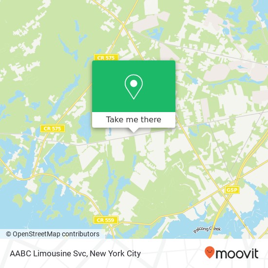 AABC Limousine Svc map