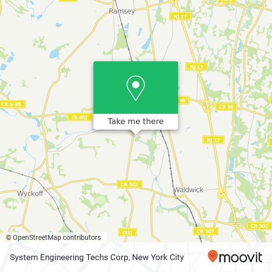 System Engineering Techs Corp map