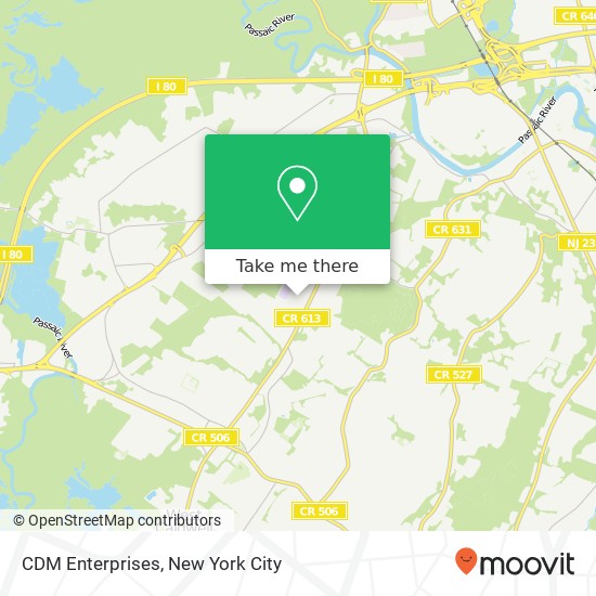 CDM Enterprises map