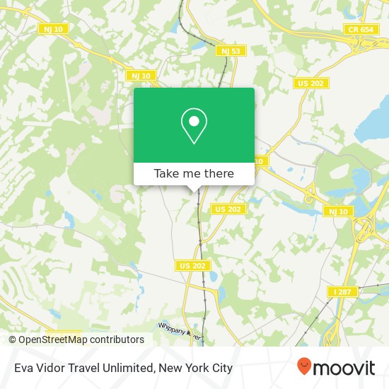 Eva Vidor Travel Unlimited map