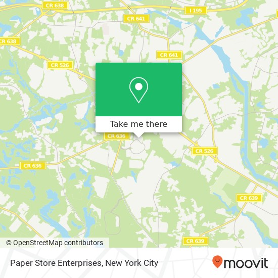 Mapa de Paper Store Enterprises