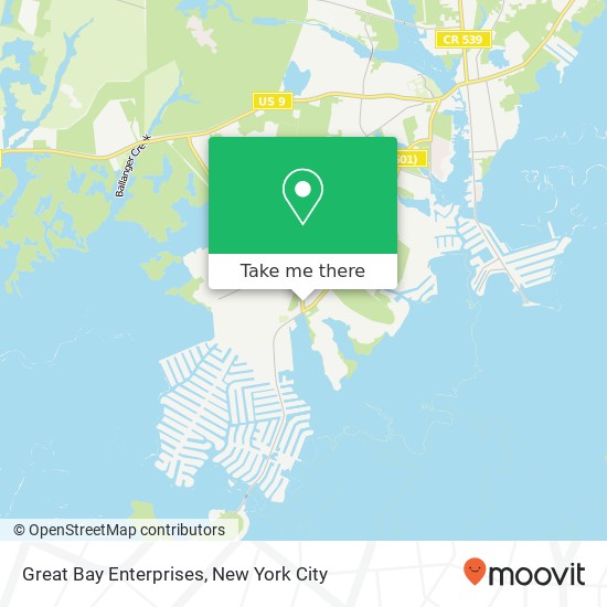 Mapa de Great Bay Enterprises