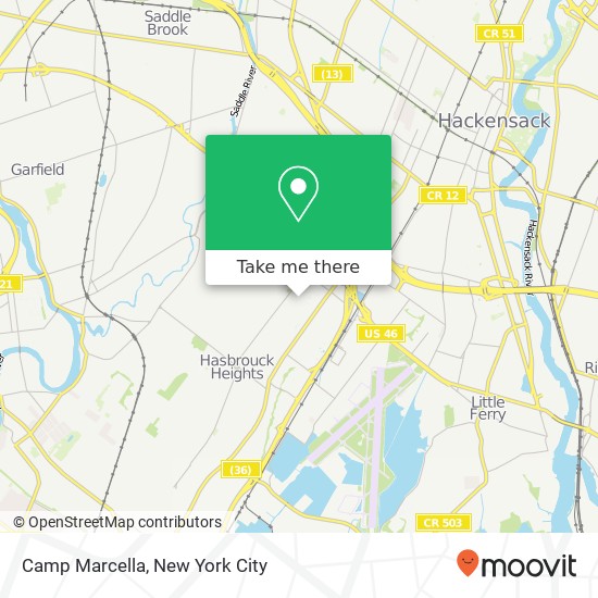 Mapa de Camp Marcella