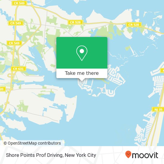 Mapa de Shore Points Prof Driving