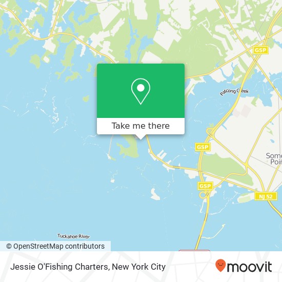 Mapa de Jessie O'Fishing Charters