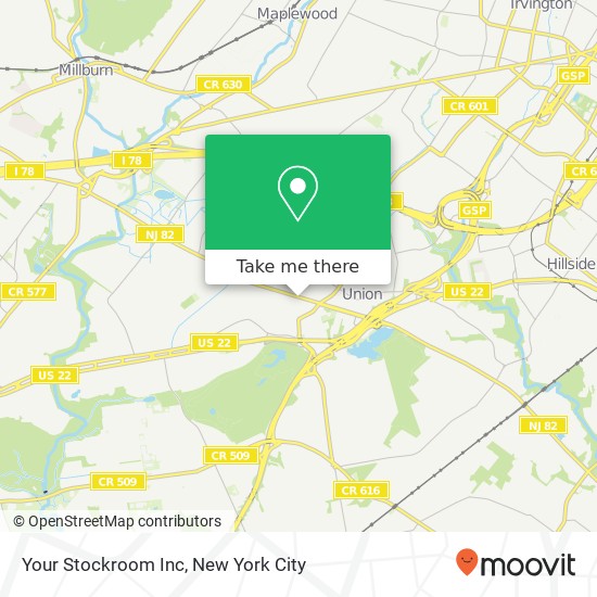 Mapa de Your Stockroom Inc