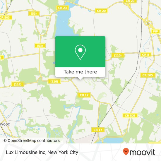 Mapa de Lux Limousine Inc