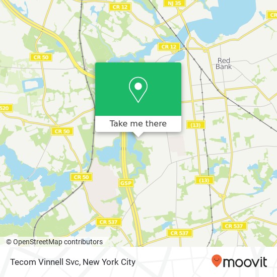 Tecom Vinnell Svc map