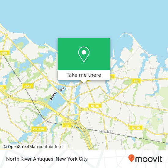 Mapa de North River Antiques