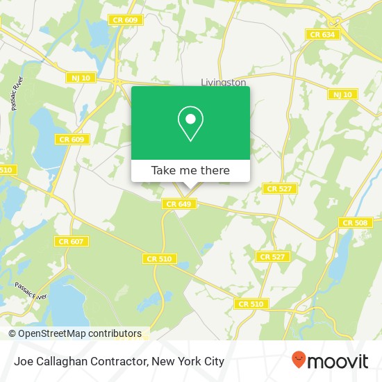 Joe Callaghan Contractor map