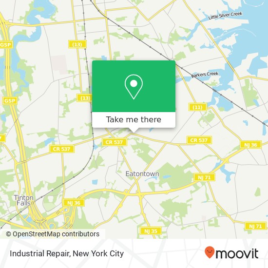 Mapa de Industrial Repair