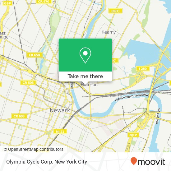 Mapa de Olympia Cycle Corp
