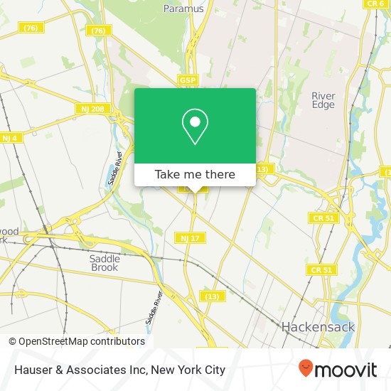 Hauser & Associates Inc map