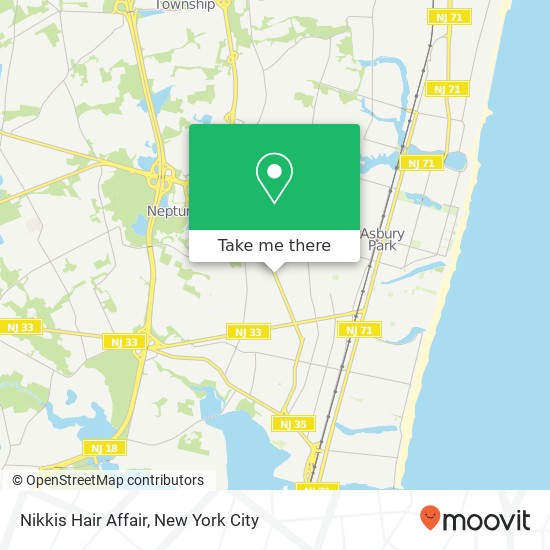 Nikkis Hair Affair map