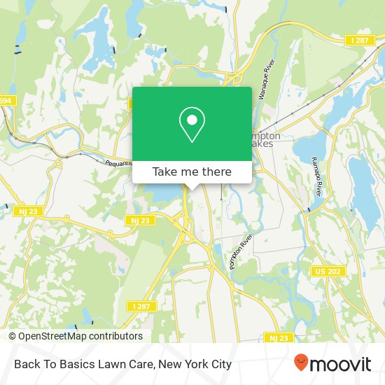 Back To Basics Lawn Care map