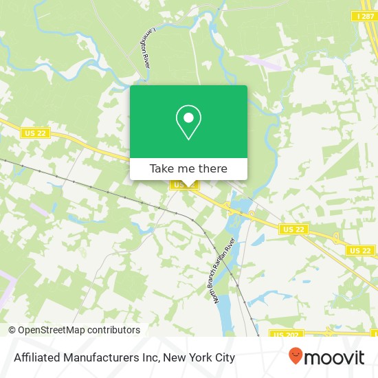 Affiliated Manufacturers Inc map