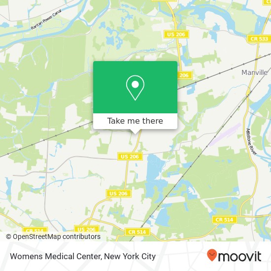 Womens Medical Center map