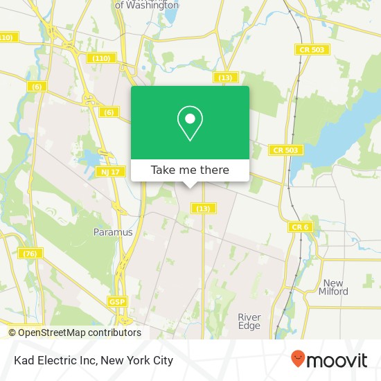 Mapa de Kad Electric Inc