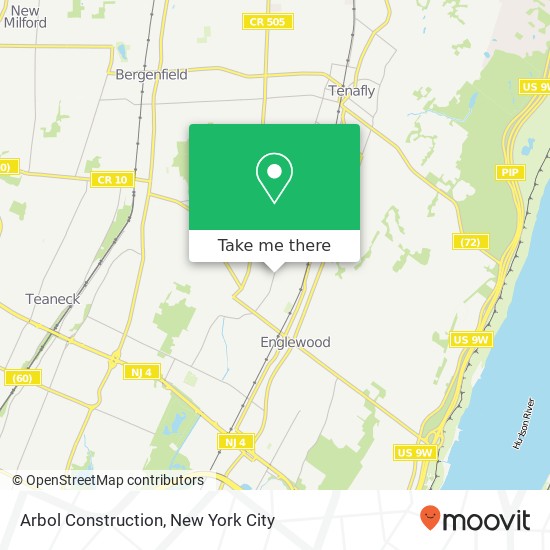 Arbol Construction map