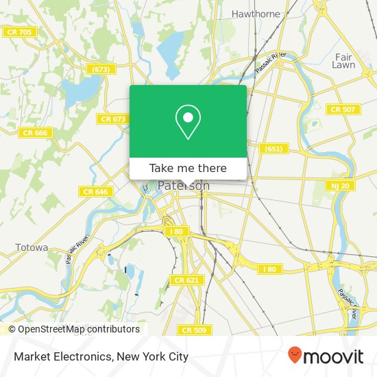 Mapa de Market Electronics