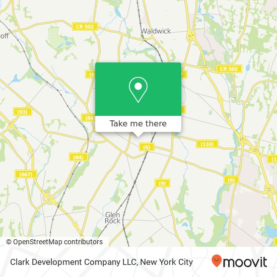 Mapa de Clark Development Company LLC